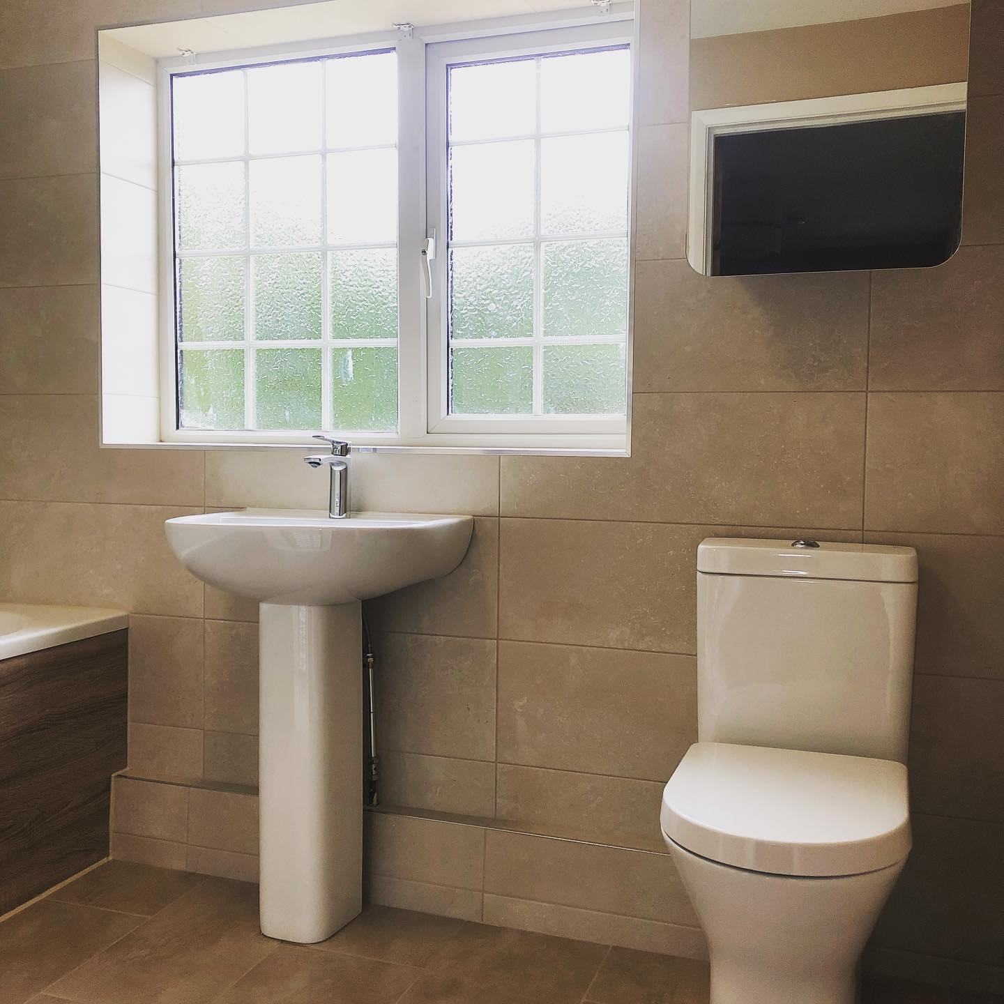 Bathroom Installation (Cream) In Kings Sutton, Banbury