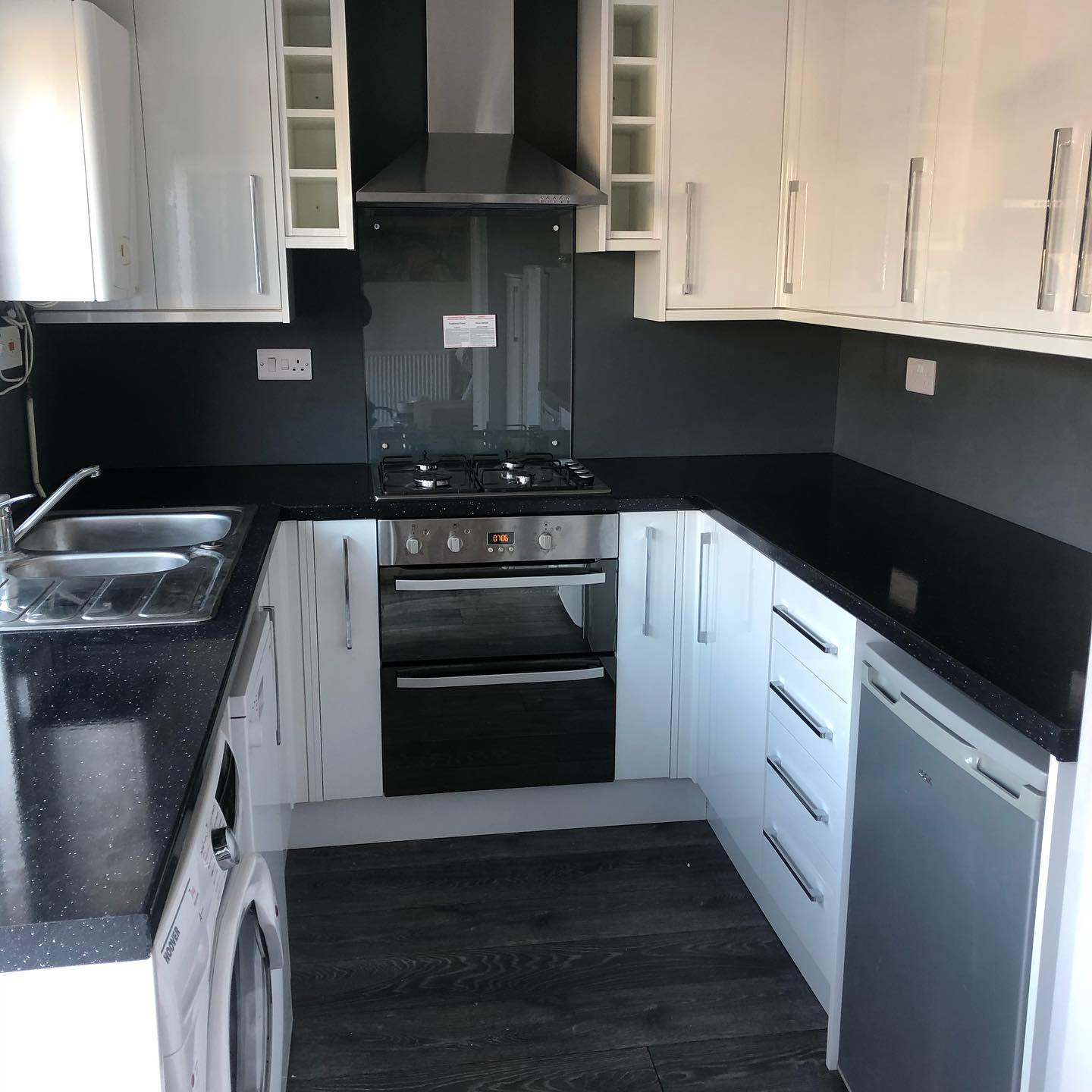 Kitchen Installation (White, Black & Grey) In Blenheim Drive, Bicester