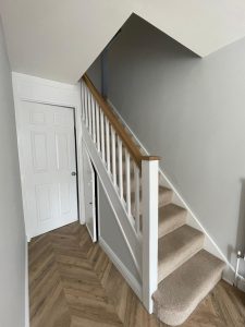 Hallway decorated in Bicester