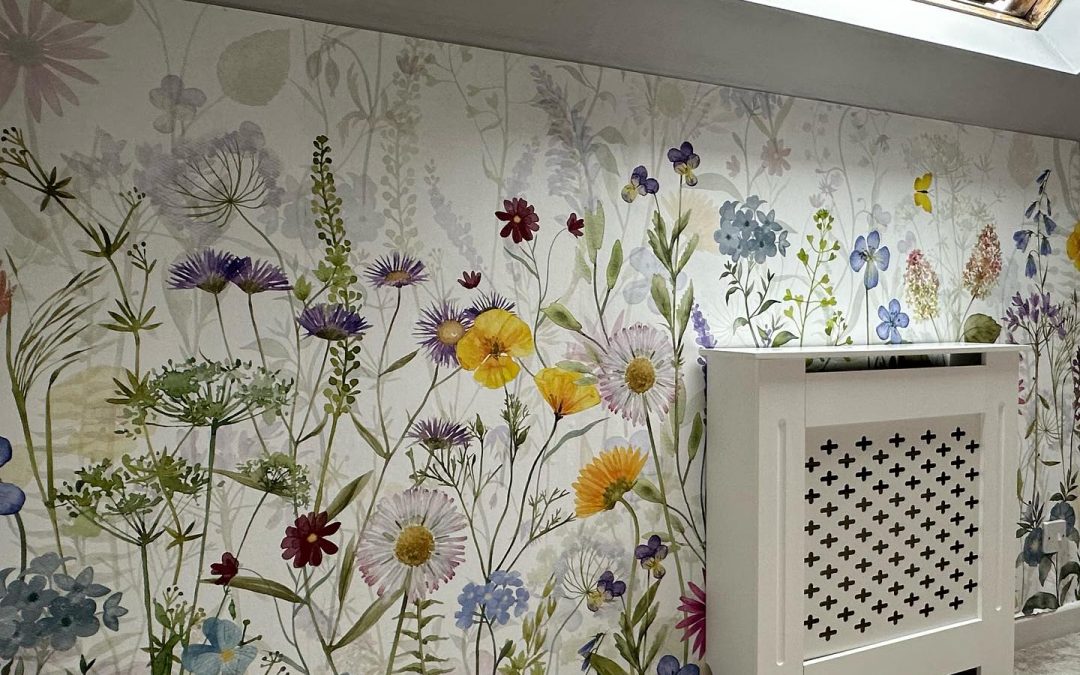 Feature Wall Papering – Bure Park , Bicester